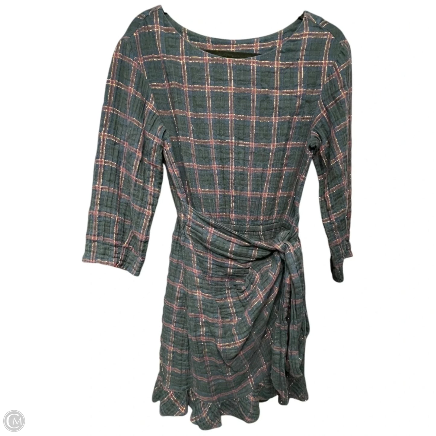 Dress Casual Short By Rebecca Taylor In Plaid Pattern, Size: Xs