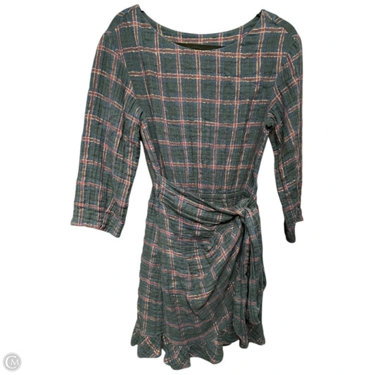 Dress Casual Short By Rebecca Taylor In Plaid Pattern, Size: Xs