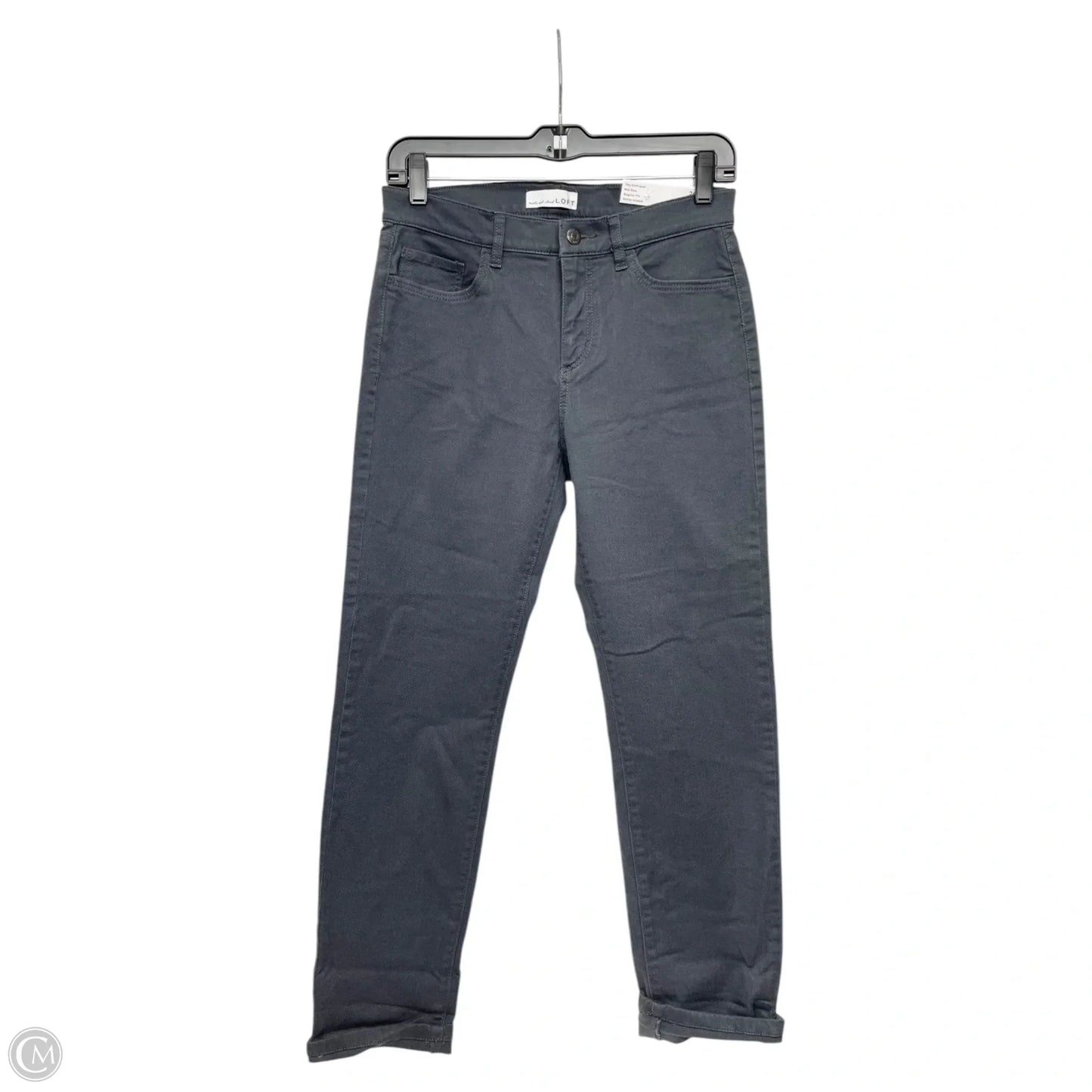 Jeans Boyfriend By Loft In Grey, Size: 2