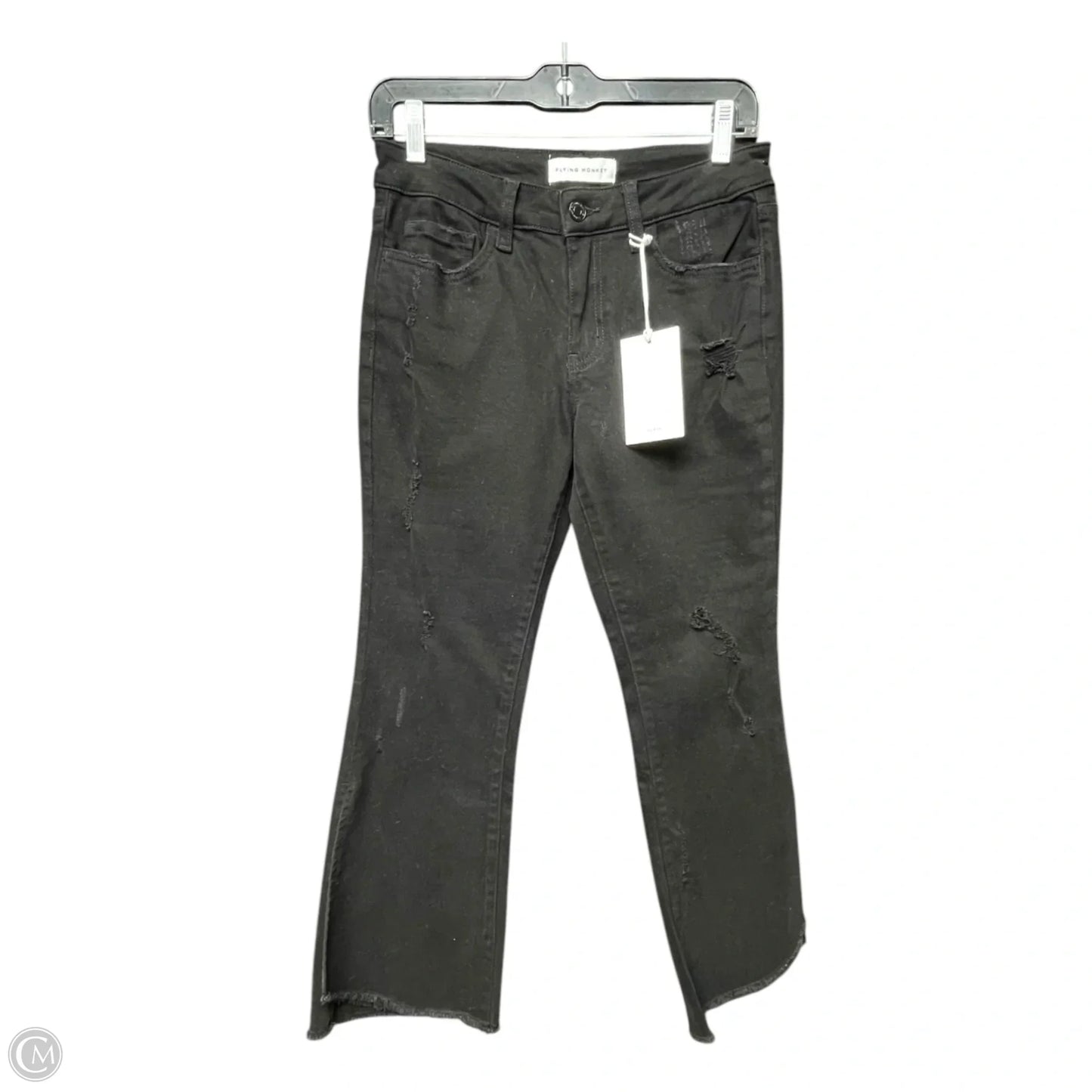 Jeans Flared By Flying Monkey In Black, Size: 2
