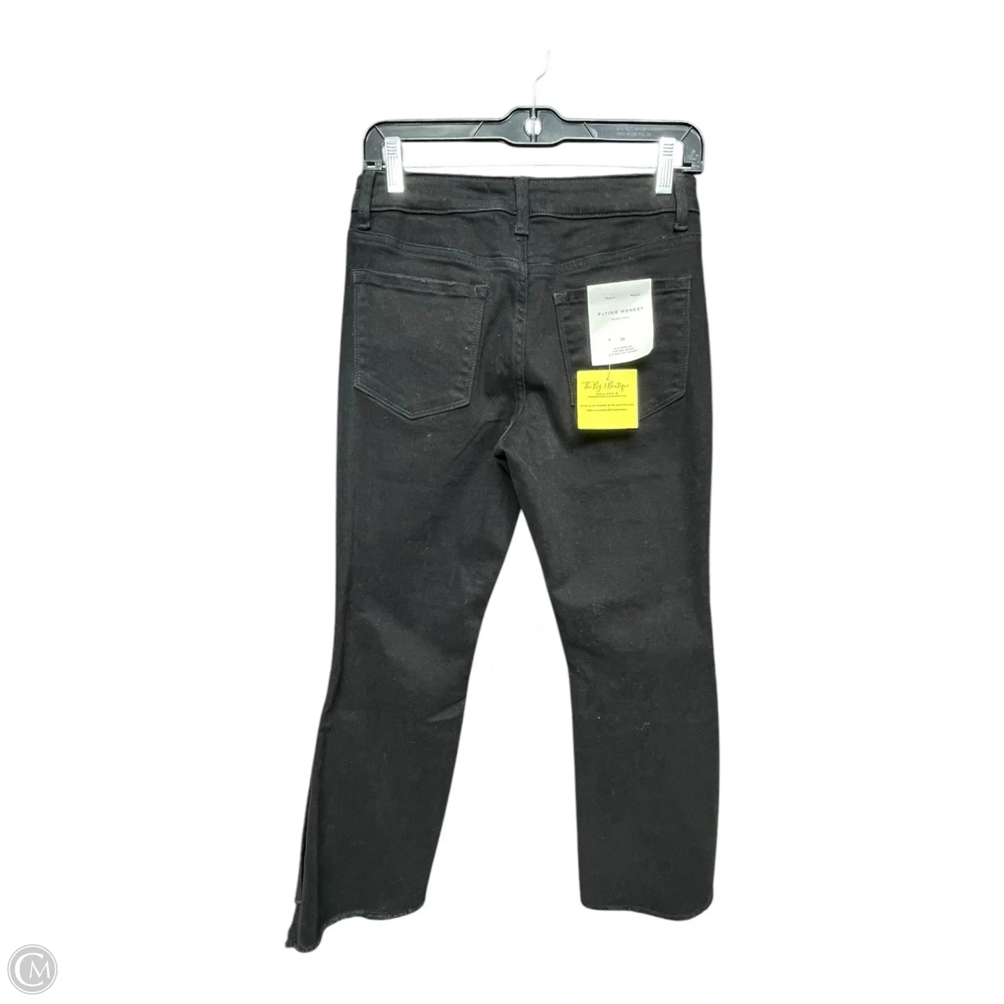 Jeans Flared By Flying Monkey In Black, Size: 2