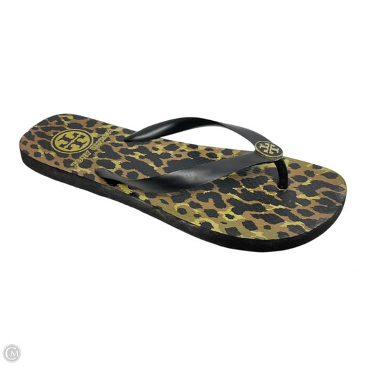 Sandals Designer By Tory Burch In Animal Print, Size: 8.5