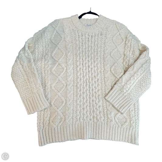 Sweater By Madewell In Cream, Size: Xs