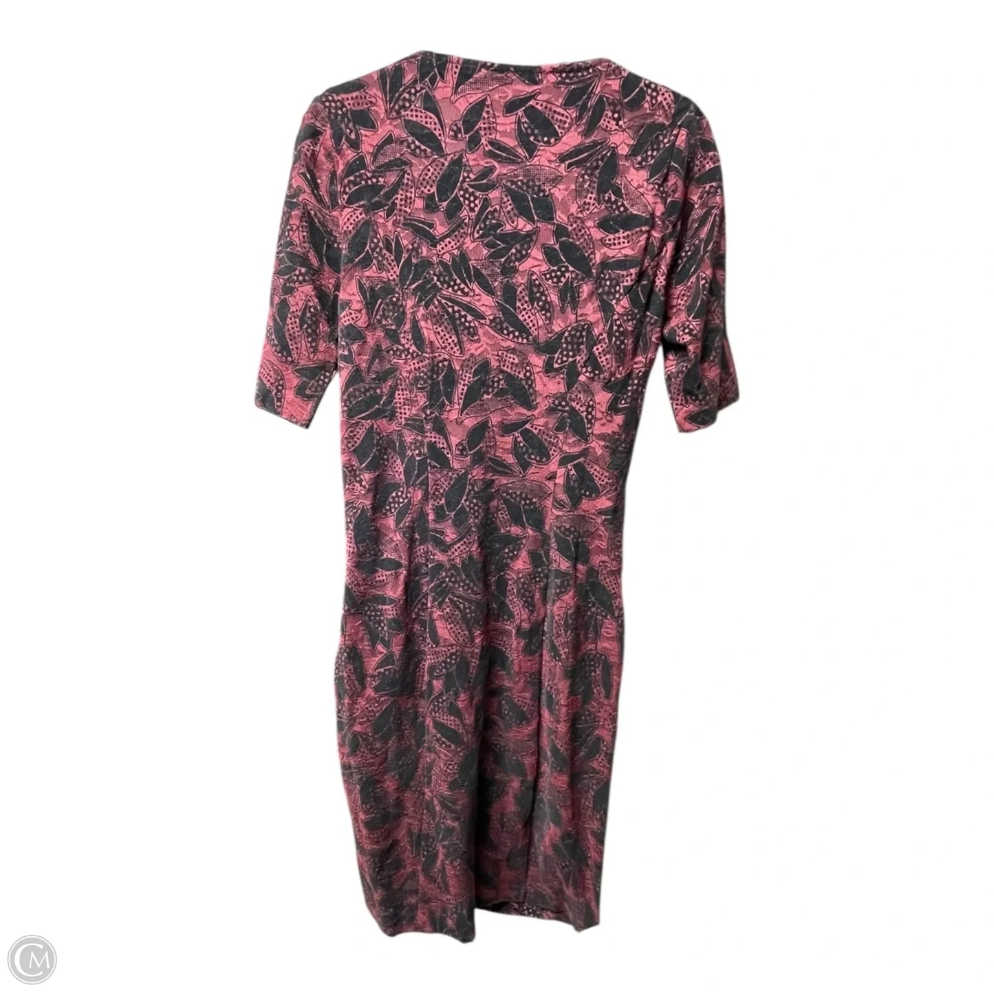Dress Casual Midi By Maeve In Black & Purple, Size: 8