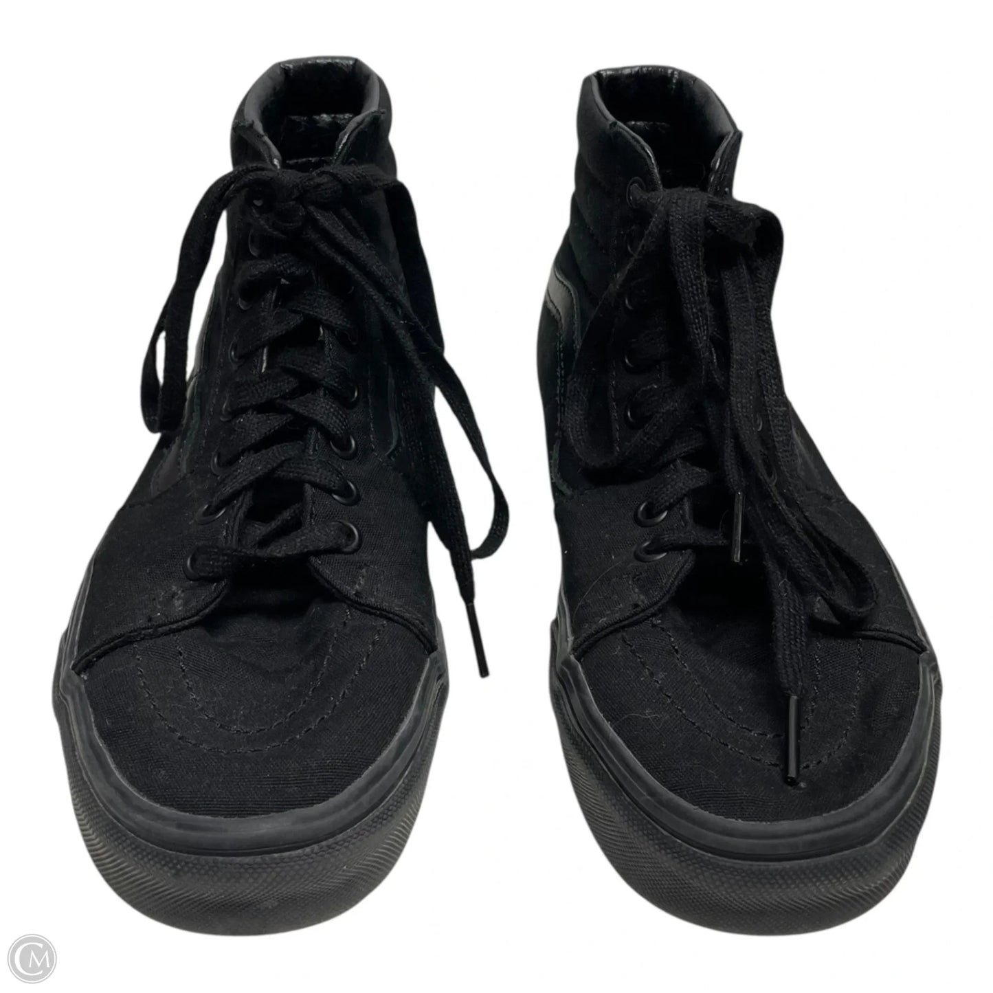 Shoes Sneakers By Vans In Black, Size: 7.5