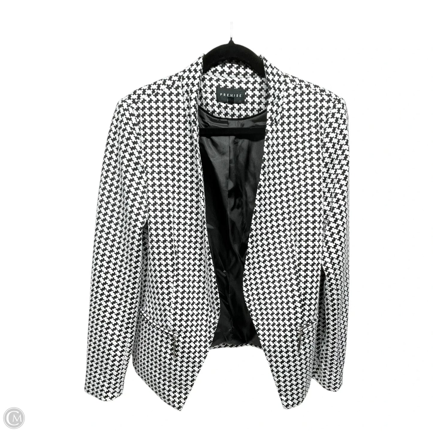 Blazer By Premise In Black & White, Size: 12