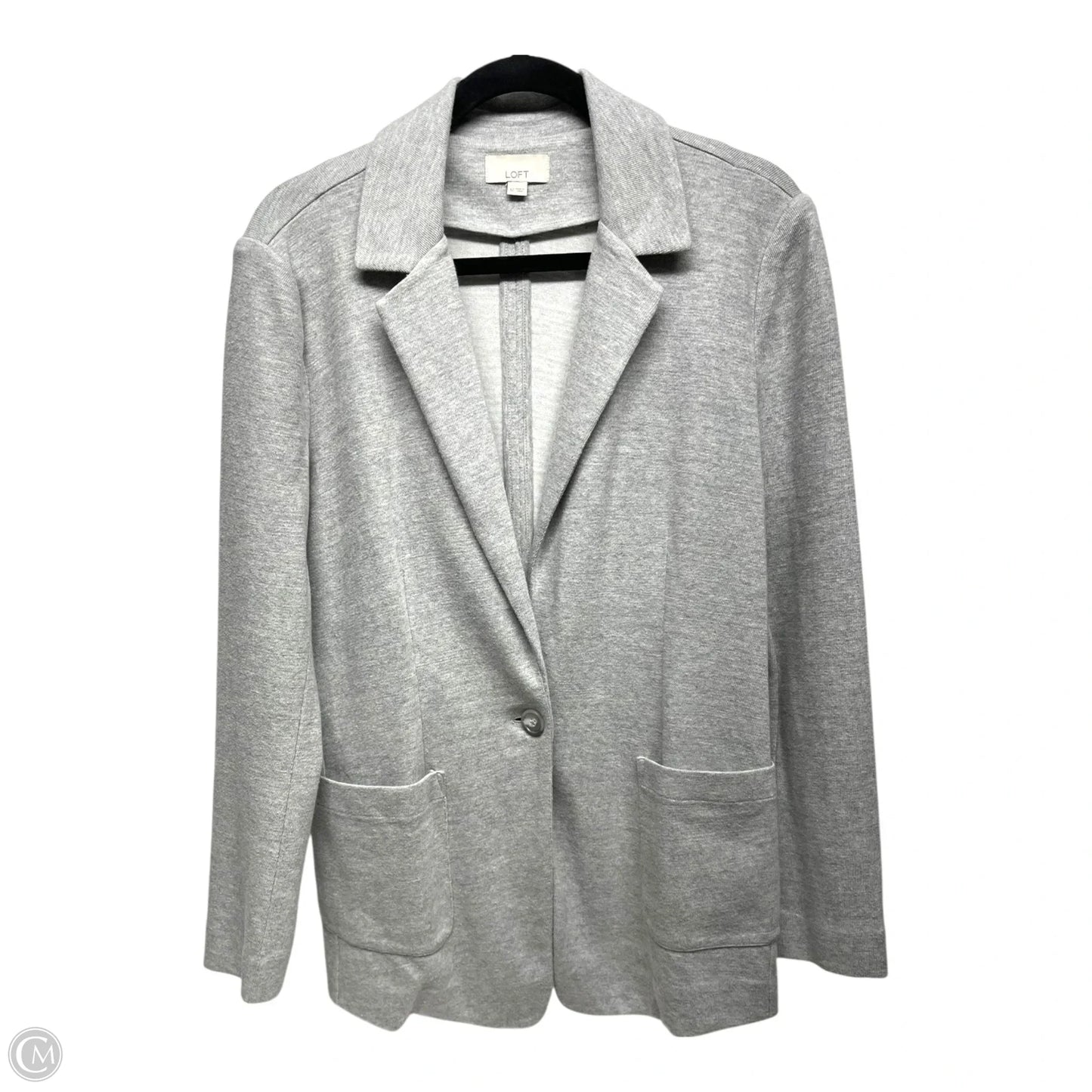 Blazer By Loft In Grey, Size: 12