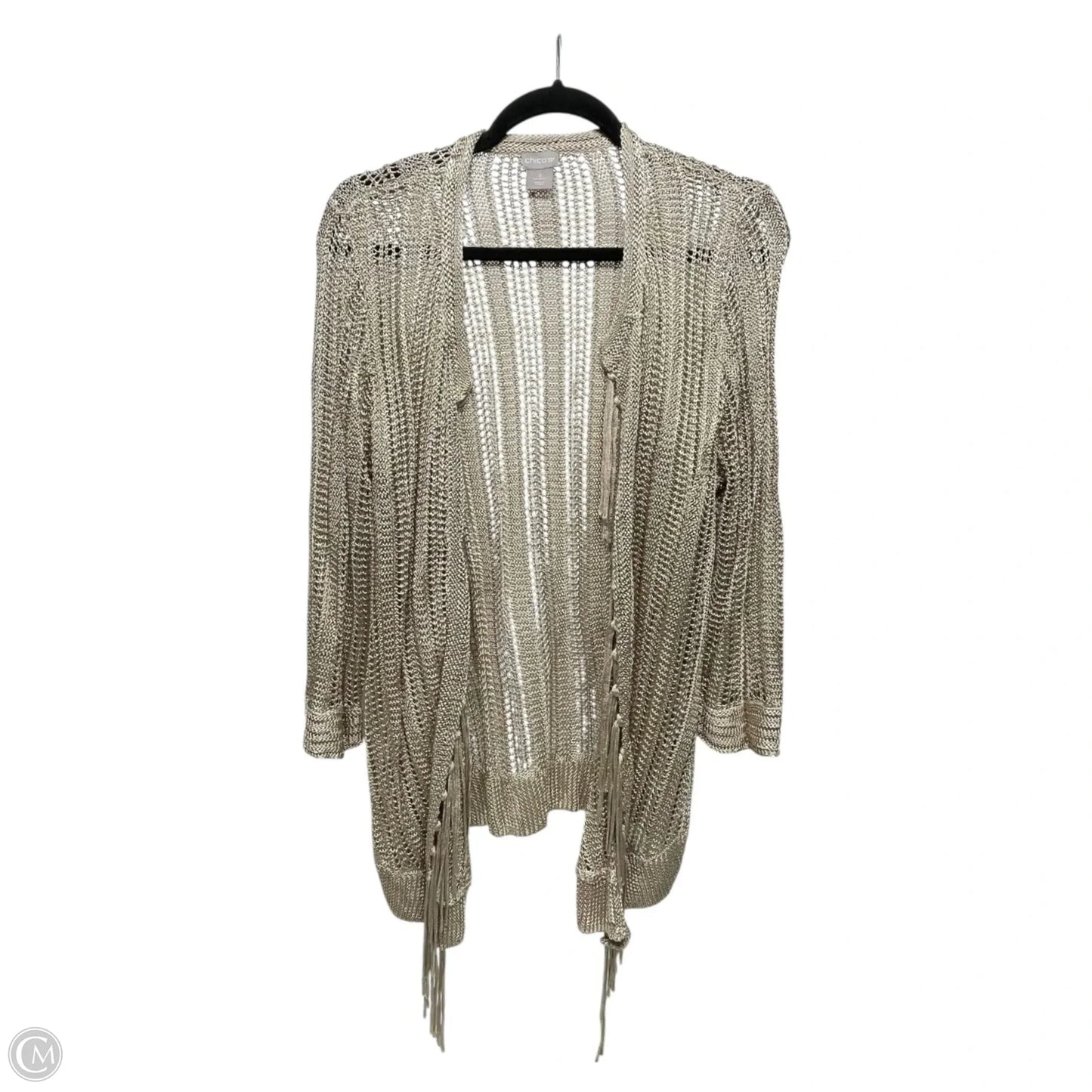 Cardigan By Chicos In Tan, Size: L