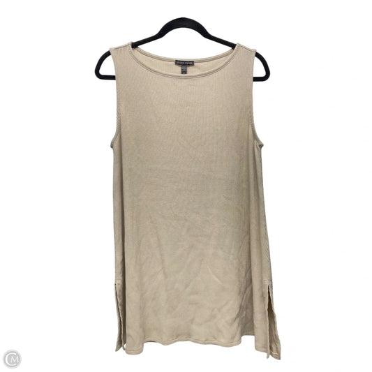 Tunic Sleeveless By Eileen Fisher In Beige, Size: Sp