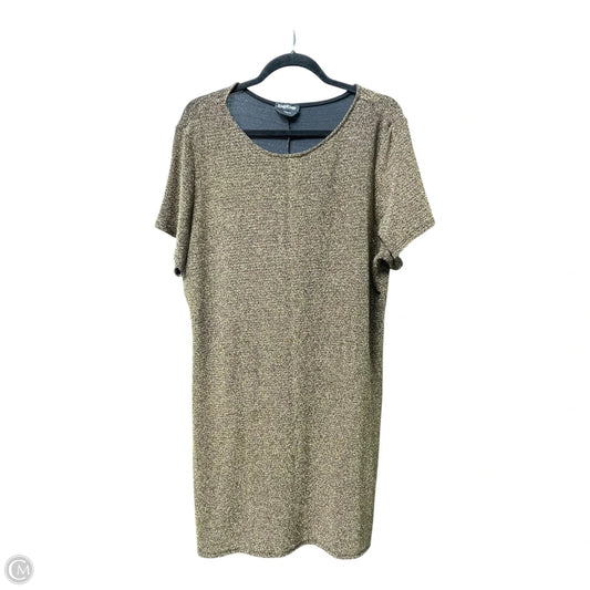 Dress Party Short By Bebe In Gold, Size: 1x
