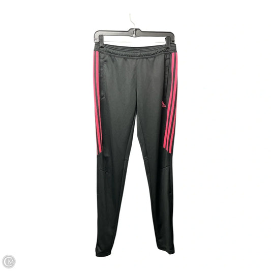 Athletic Pants By Adidas In Black & Pink, Size: S