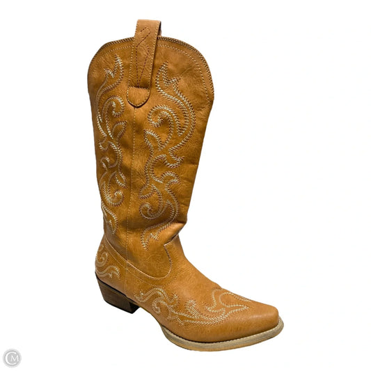 Boots Western By rollda - In Brown, Size: 9.5