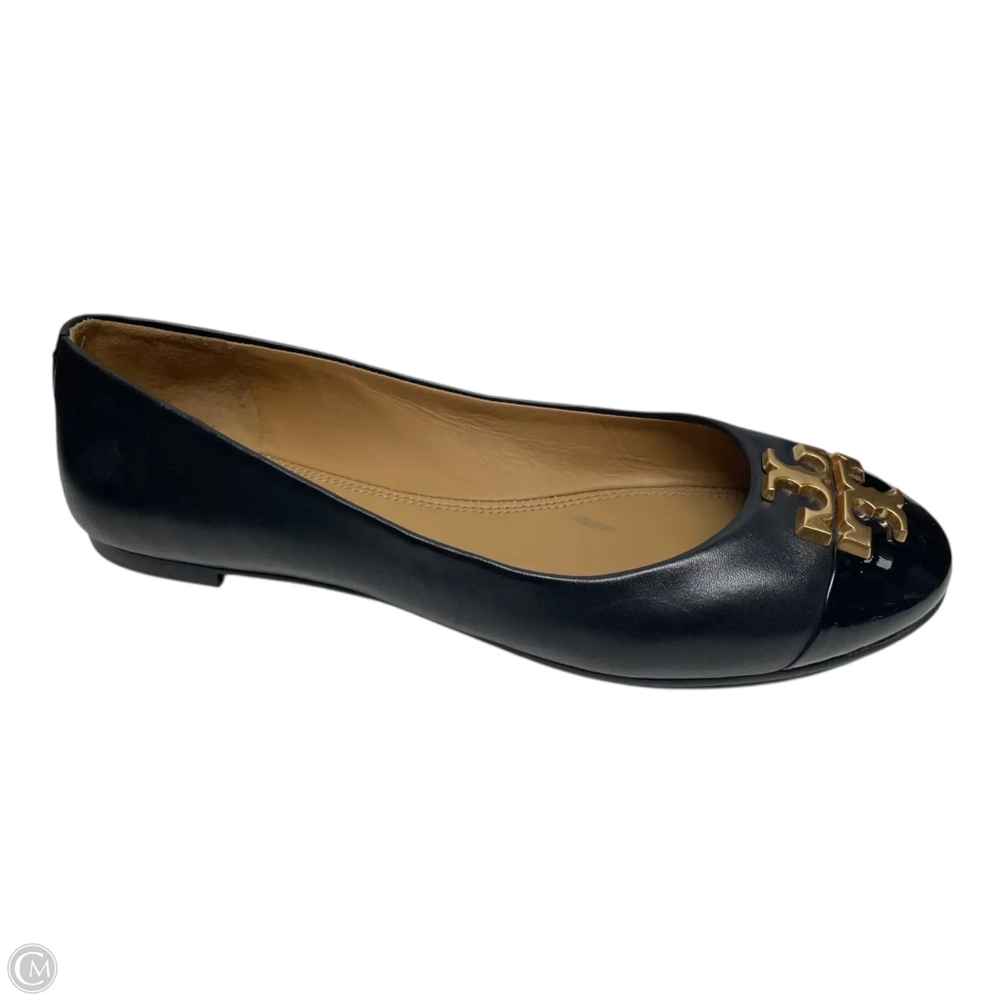 Shoes Designer By Tory Burch In Black & Tan, Size: 6.5