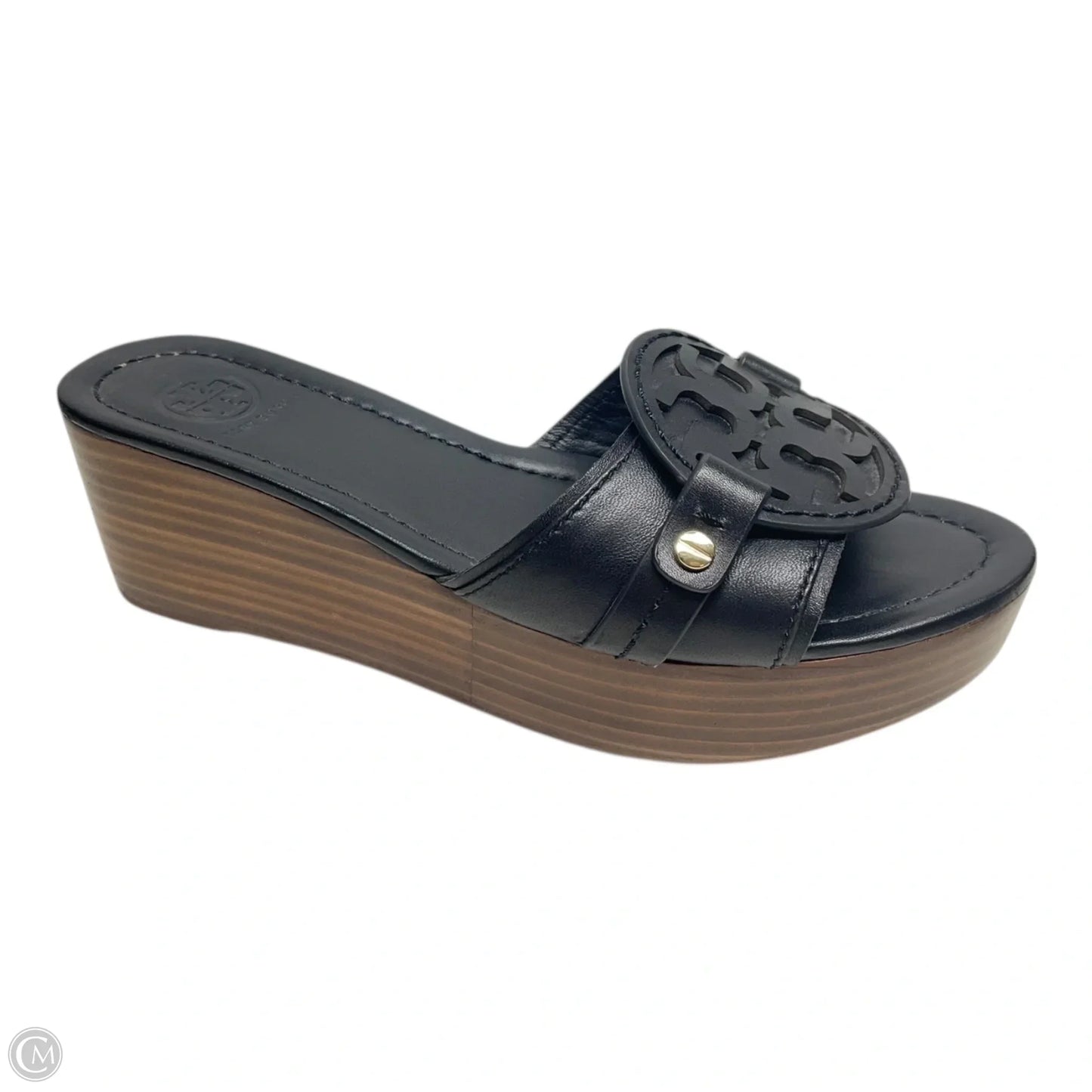 Sandals Designer By Tory Burch In Black, Size: 6.5
