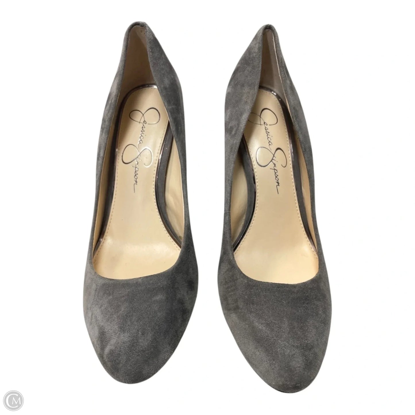Shoes Heels Block By Jessica Simpson In Grey, Size: 7.5