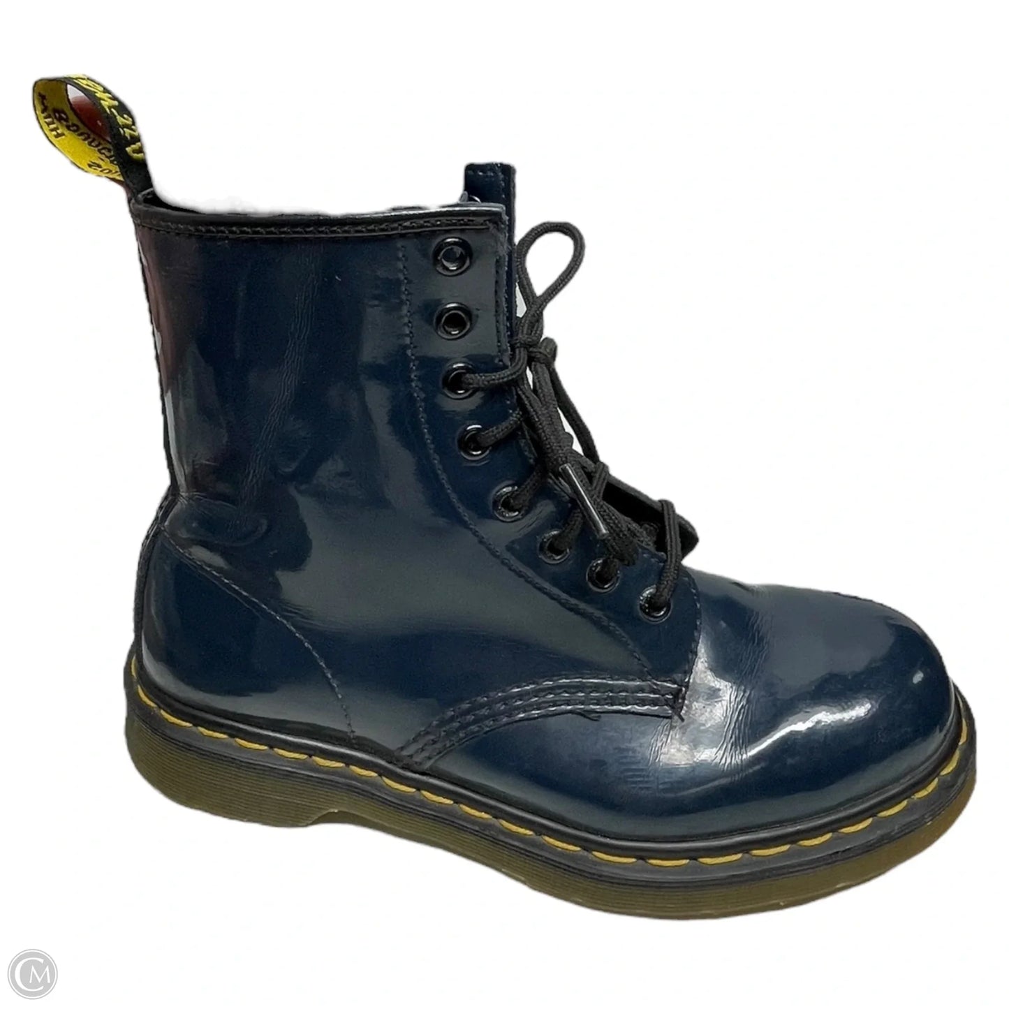 Boots Ankle Flats By Dr Martens In Blue, Size: 6
