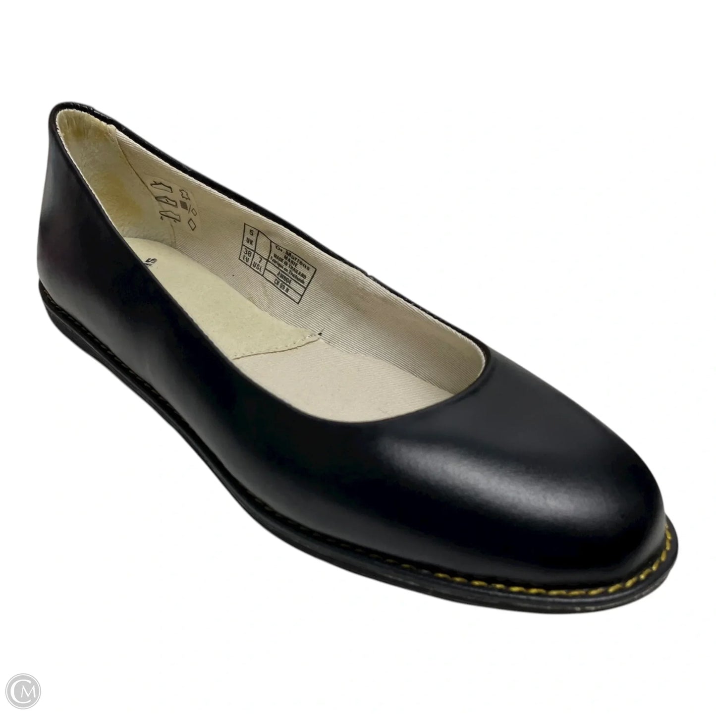 Shoes Flats By Dr Martens In Black, Size: 7