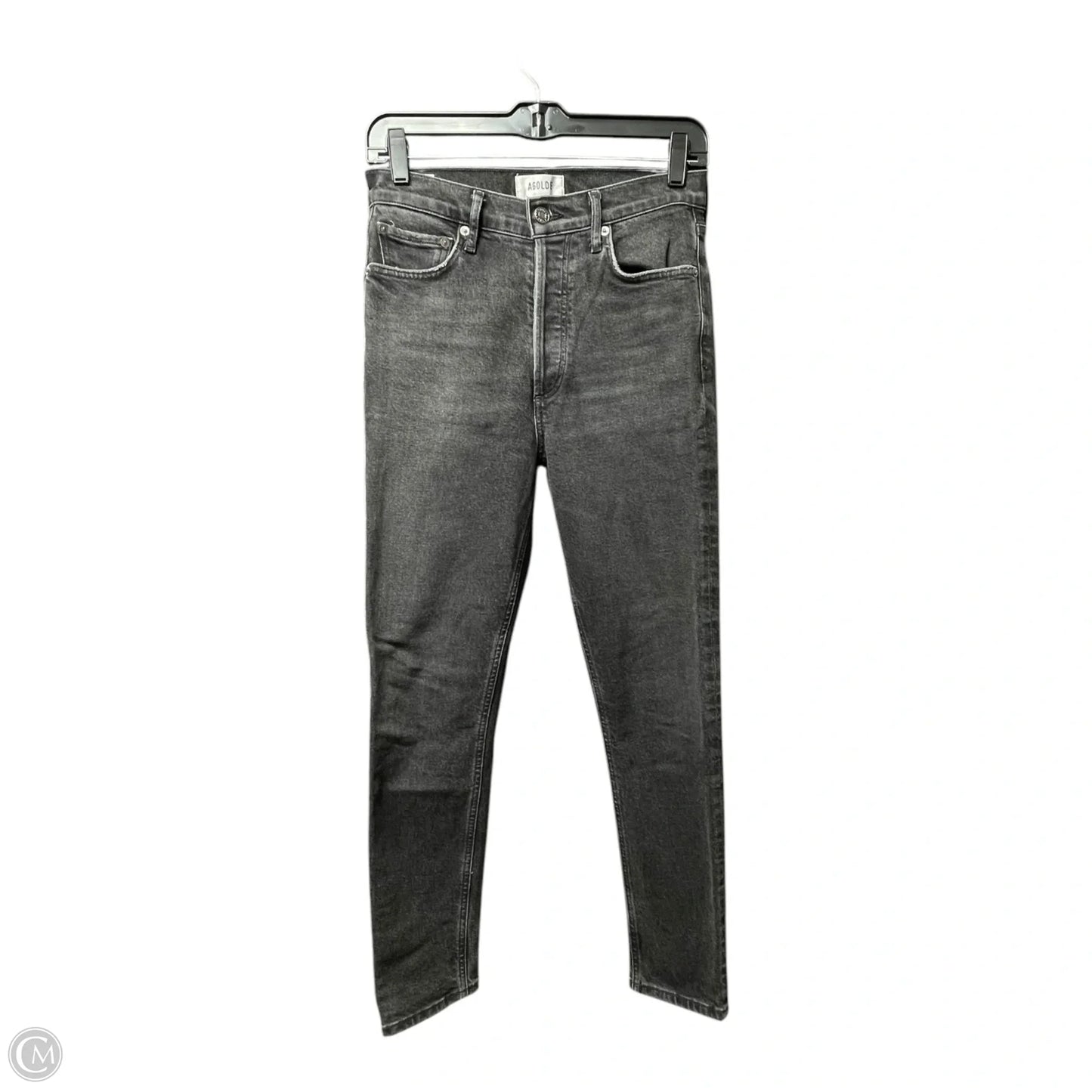 Jeans Skinny By Agolde In Black, Size: 2