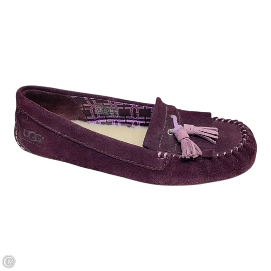 Slippers Designer By Ugg In Purple, Size: 8