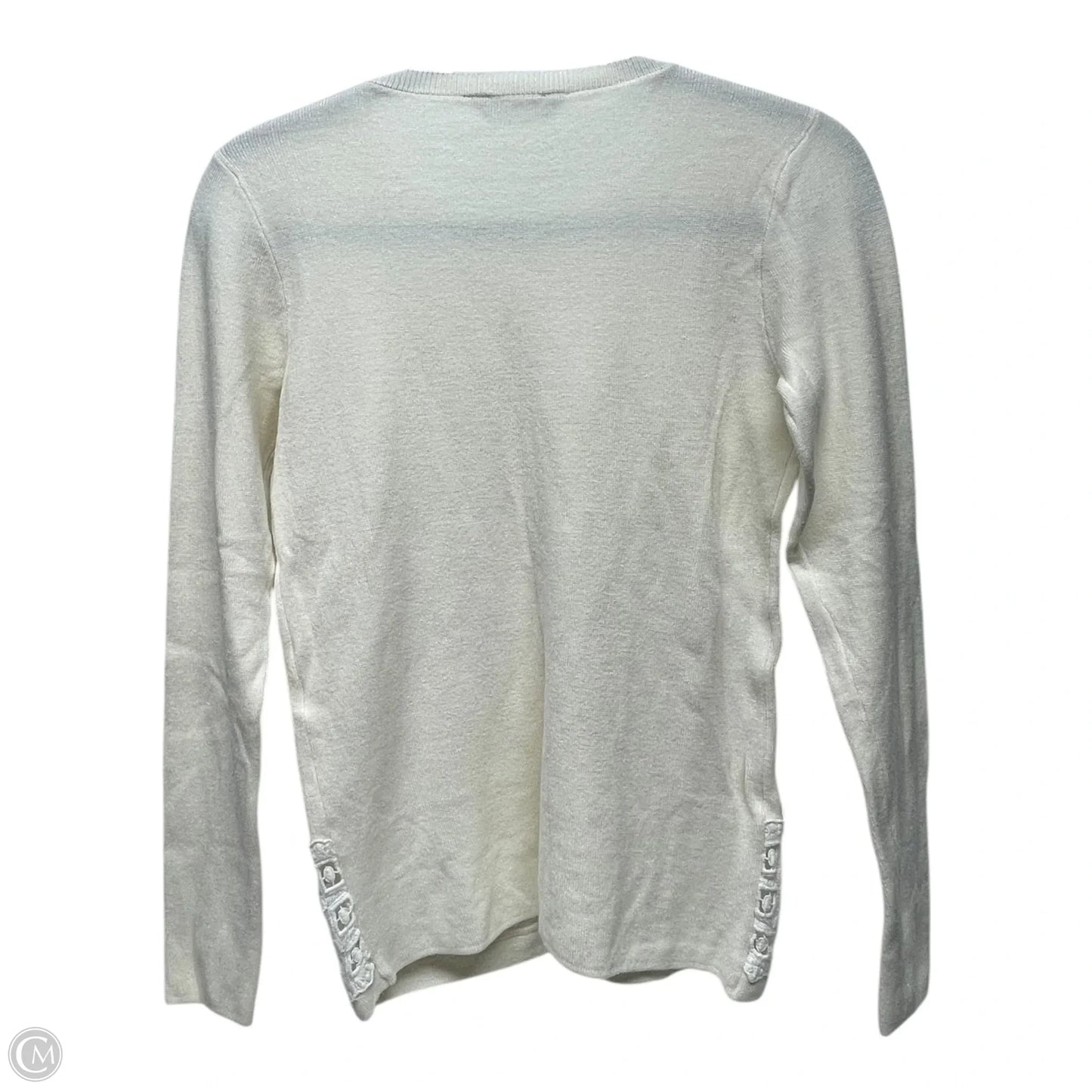 Sweater By Clothes Mentor In Cream, Size: S