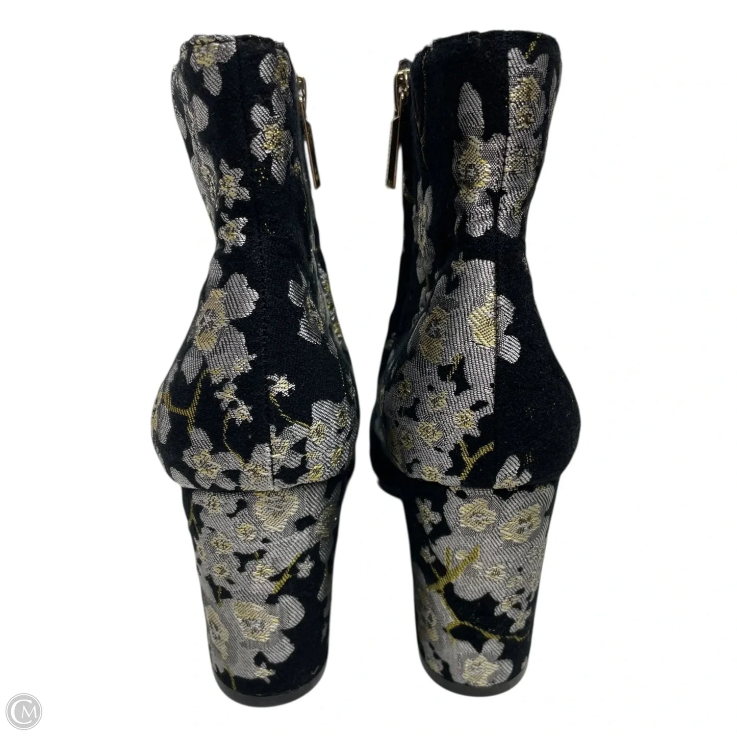 Boots Designer By Karl Lagerfeld In Floral Print, Size: 8.5