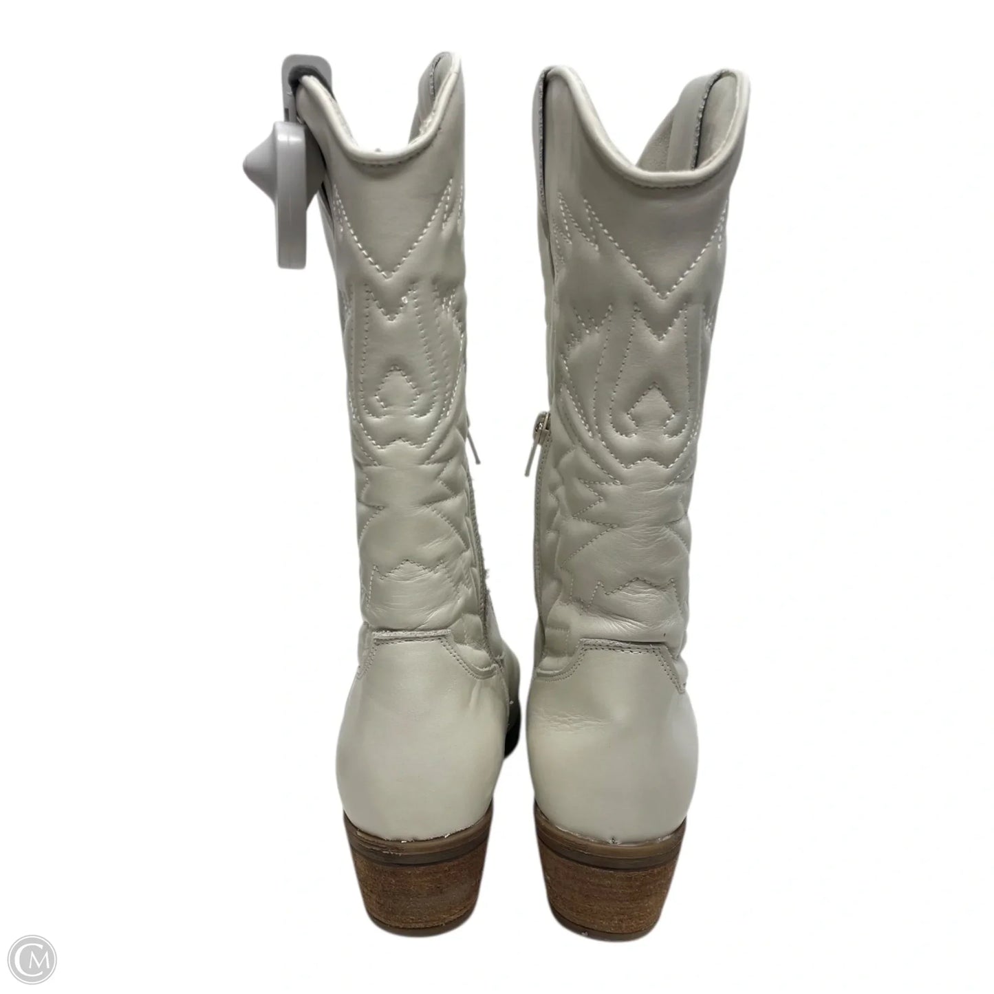 Boots Western By Steve Madden In White, Size: 9