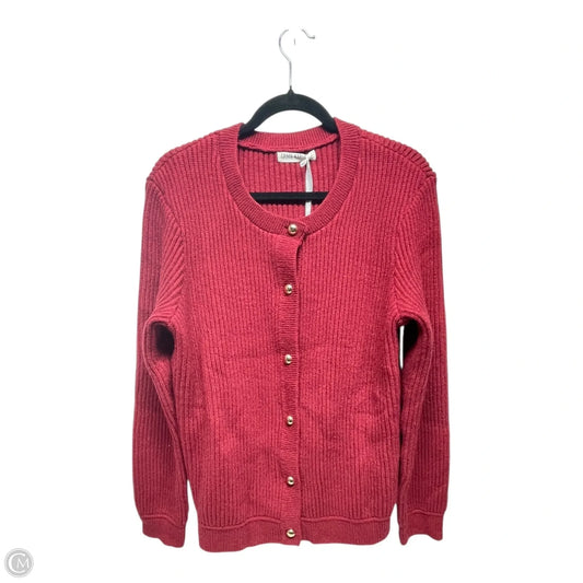Sweater Cardigan By Grace Karin In Red, Size: L