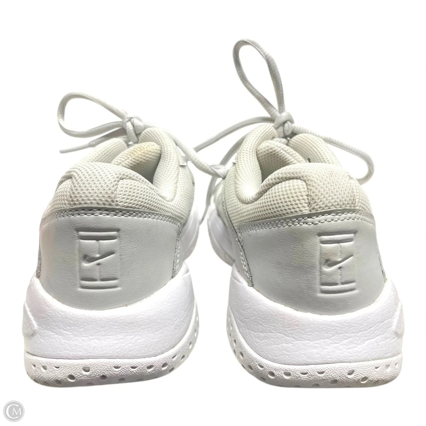 Shoes Sneakers By Nike In Grey & Purple, Size: 8