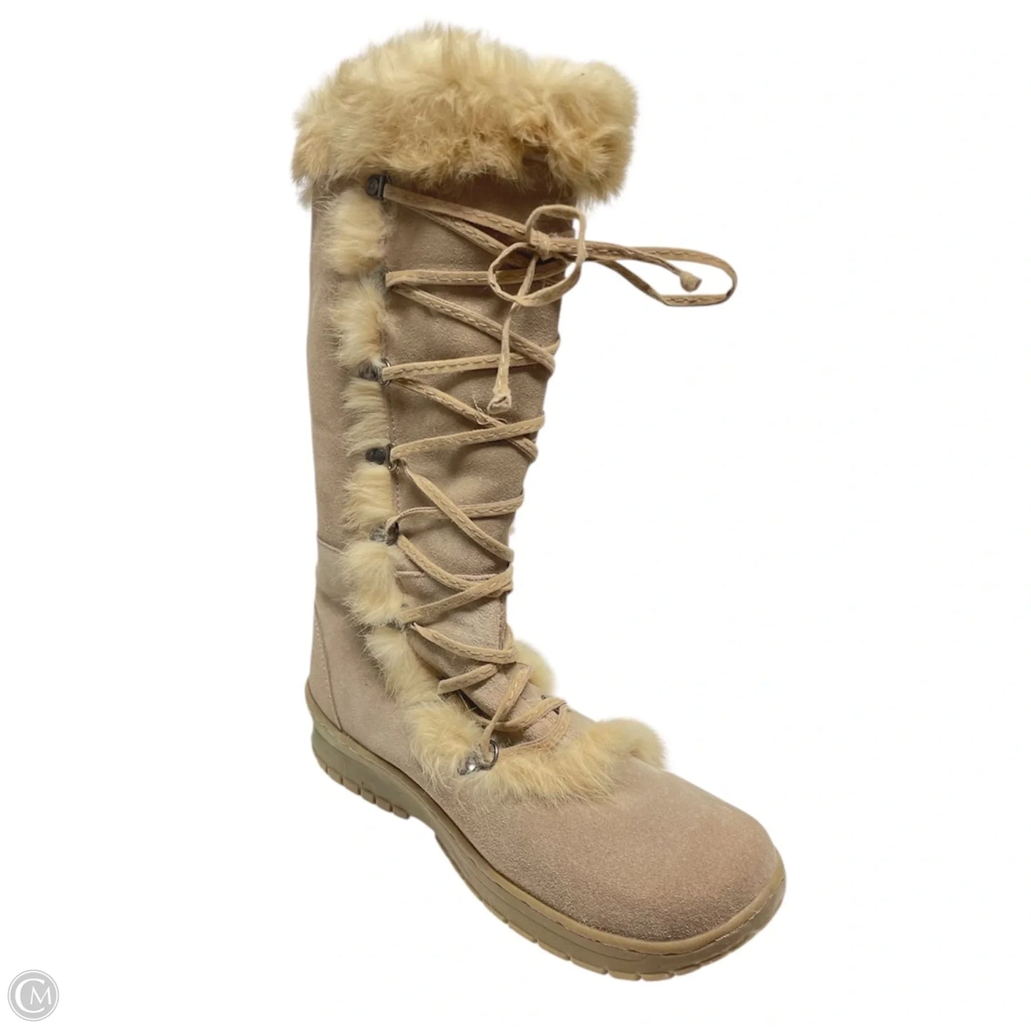 Boots Knee Flats By Bearpaw In Tan, Size: 9