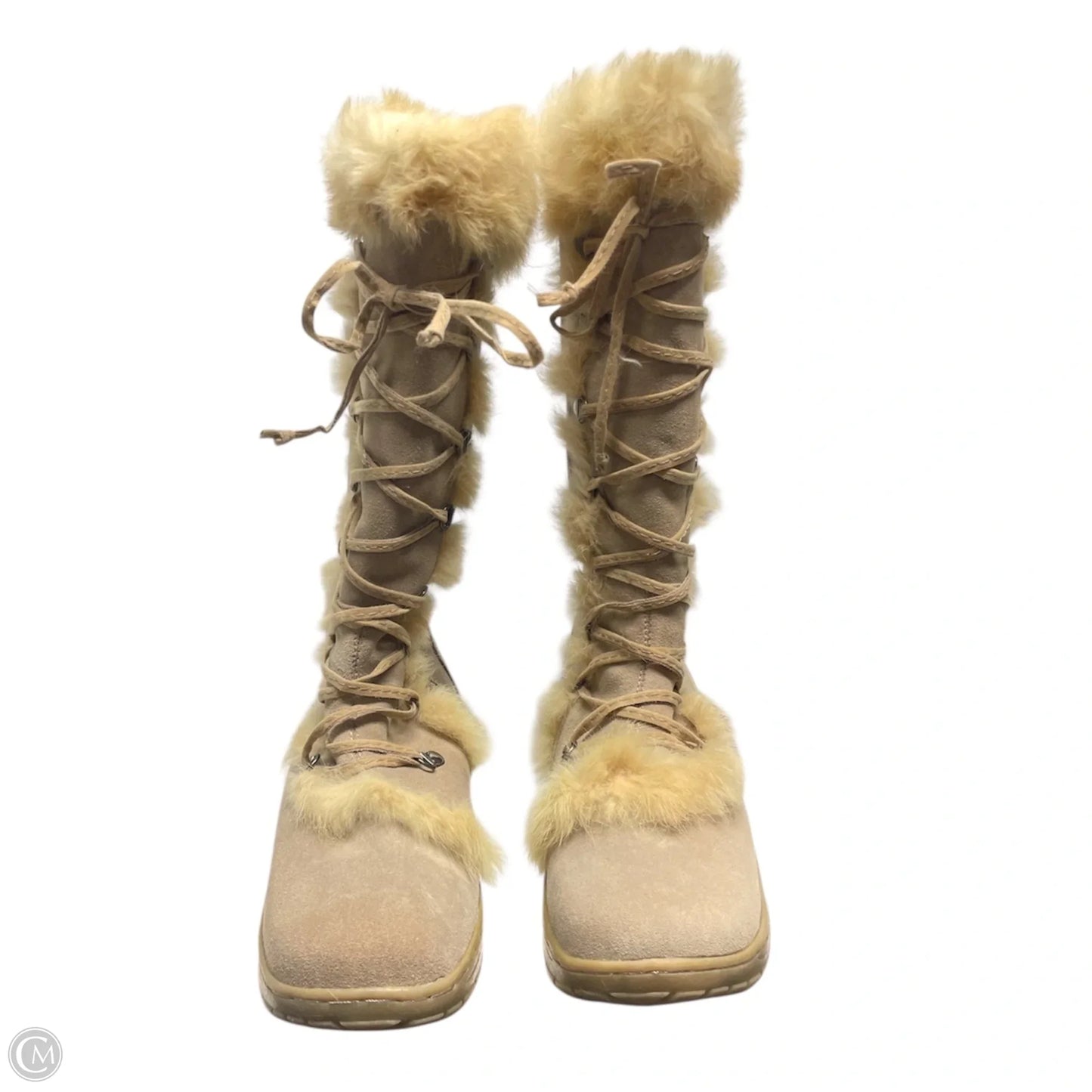 Boots Knee Flats By Bearpaw In Tan, Size: 9