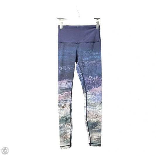 Athletic Leggings By Lululemon In Navy, Size: Xs