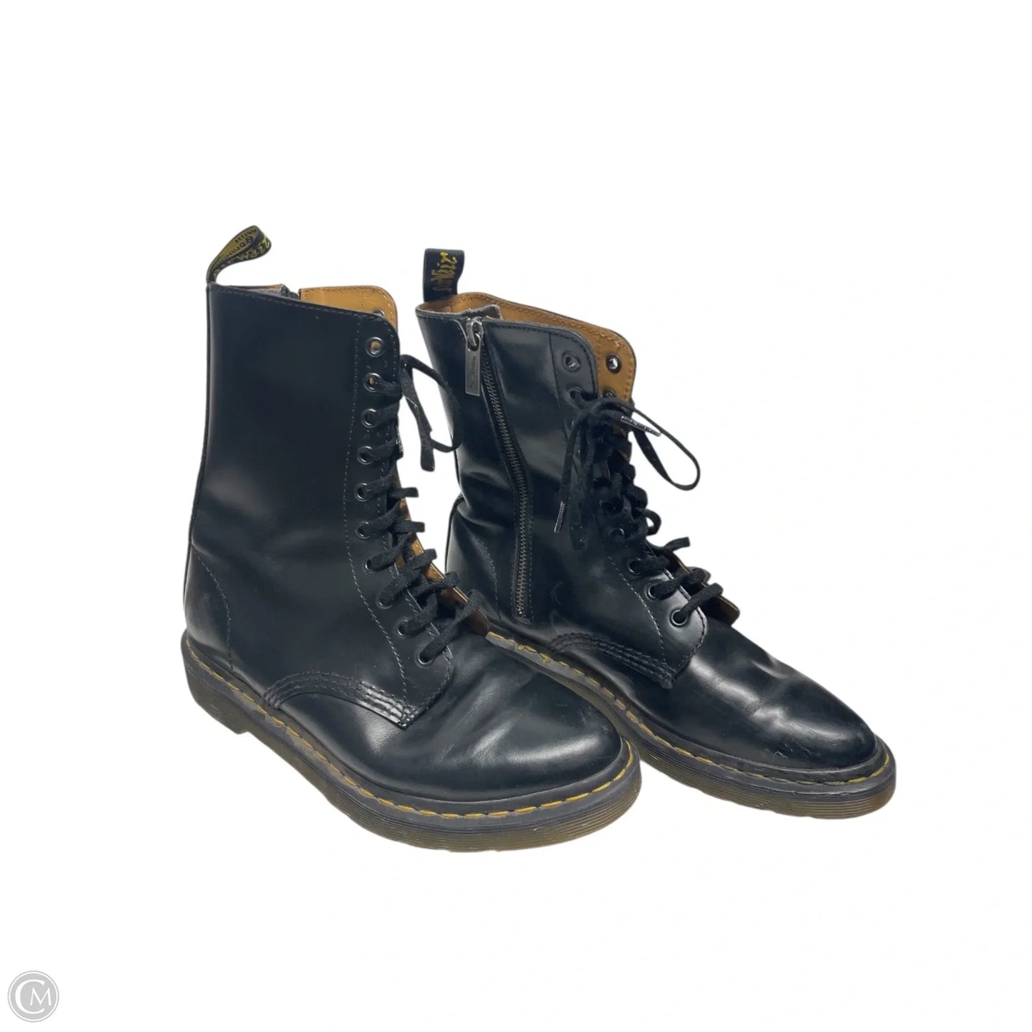 Boots Ankle Flats By Dr Martens In Black, Size: 9