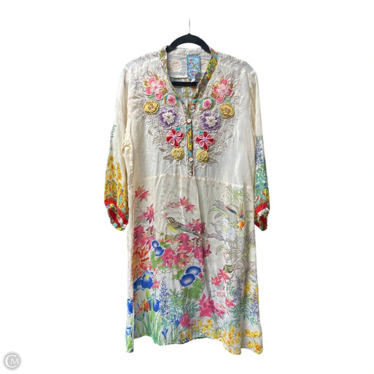 Dress Casual Short By Johnny Was In Multi-colored, Size: M