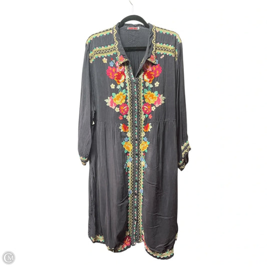 Dress Designer By Johnny Was In Floral Print, Size: 2x