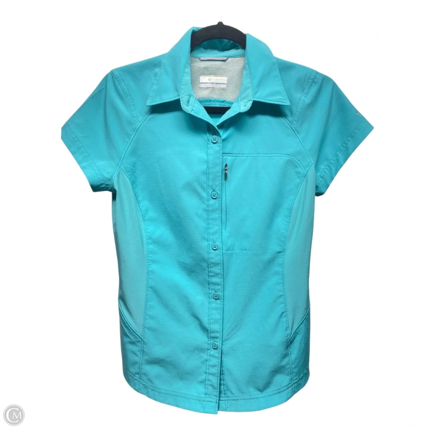 Top Short Sleeve By Columbia In Blue, Size: Sp