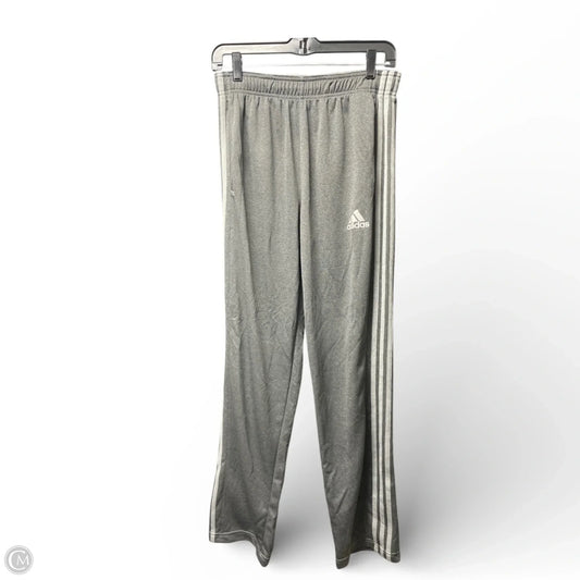 Athletic Pants By Adidas In Grey, Size: M
