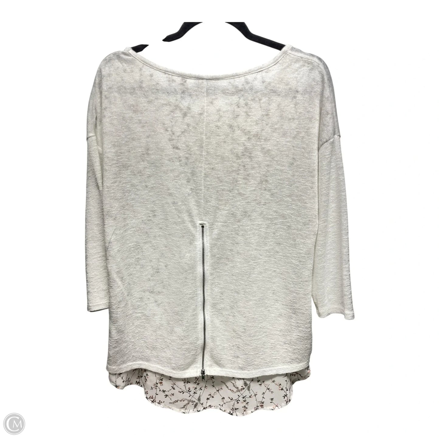 Top Long Sleeve By New York And Co In White, Size: M