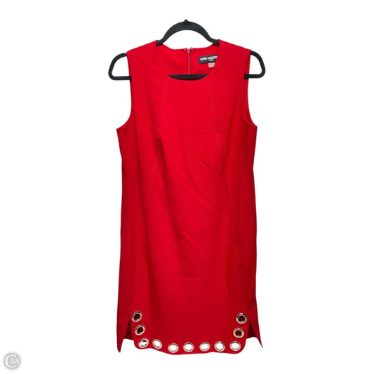 Dress Designer By Karl Lagerfeld In Red, Size: 8