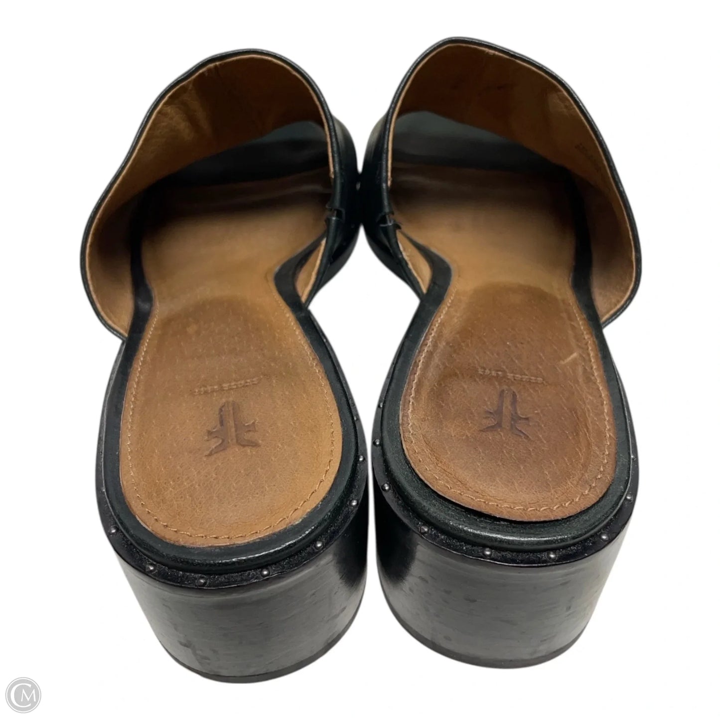 Sandals Designer By Frye In Black, Size: 7