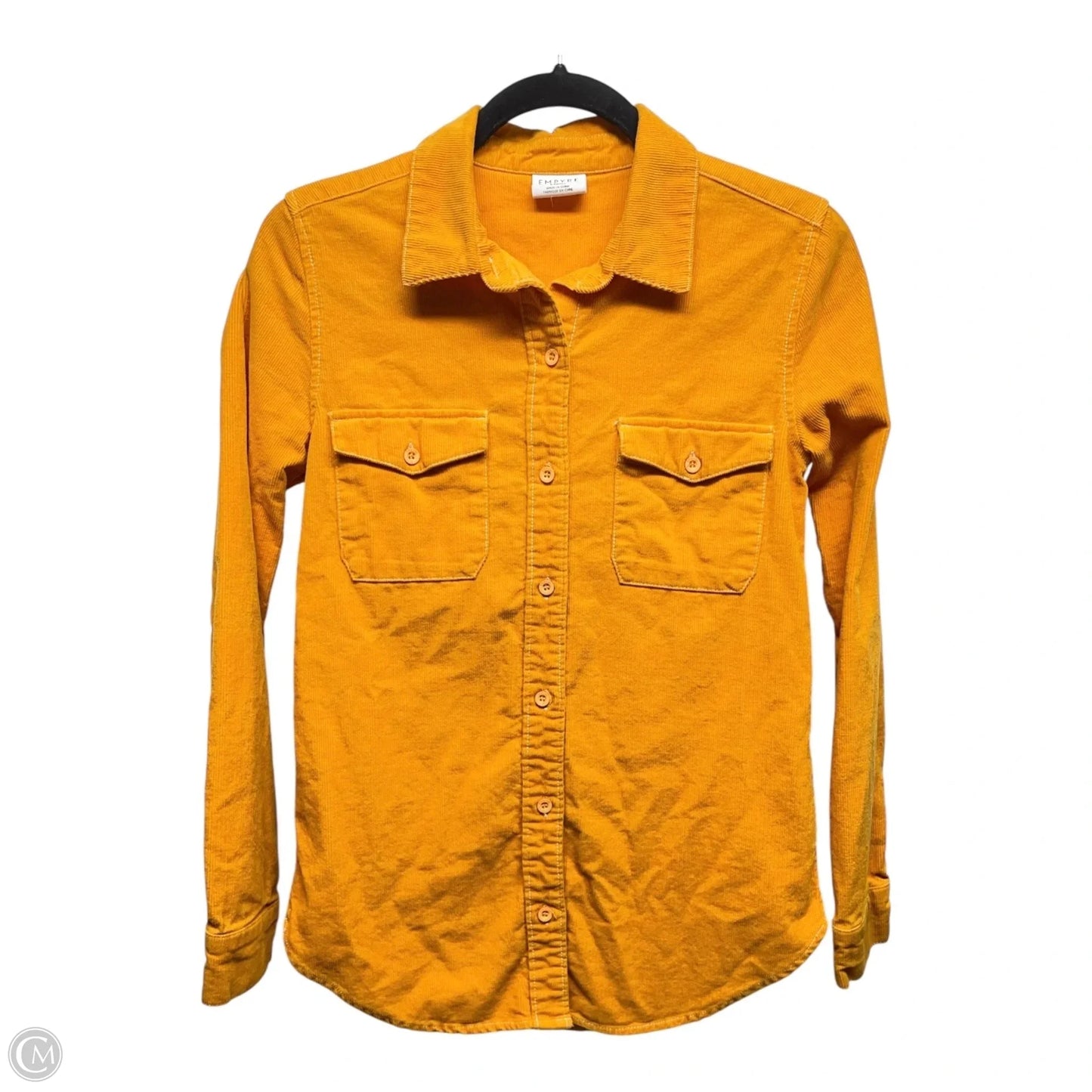 Top Long Sleeve By EMPYRE In Yellow, Size: Xs