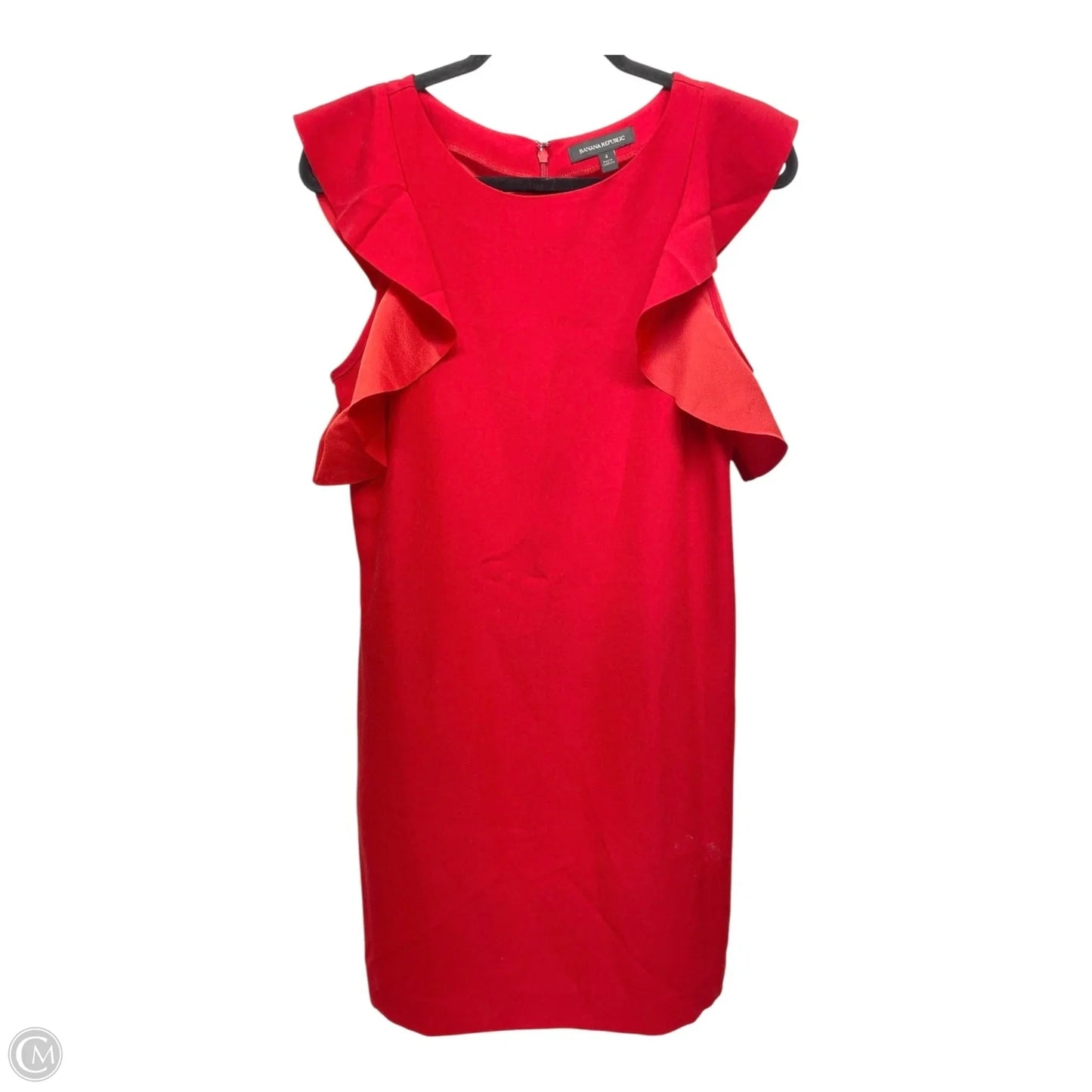 Dress Casual Short By Banana Republic In Red, Size: 4