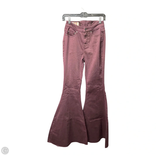 Jeans Flared By We The Free In Maroon, Size: 2