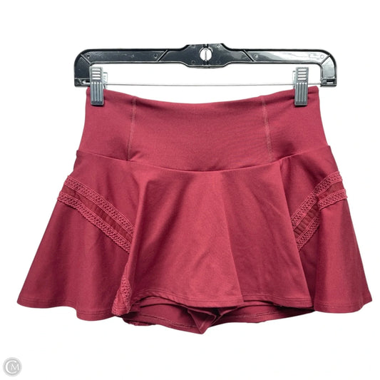 Athletic Skort By Free People In Red, Size: Sp