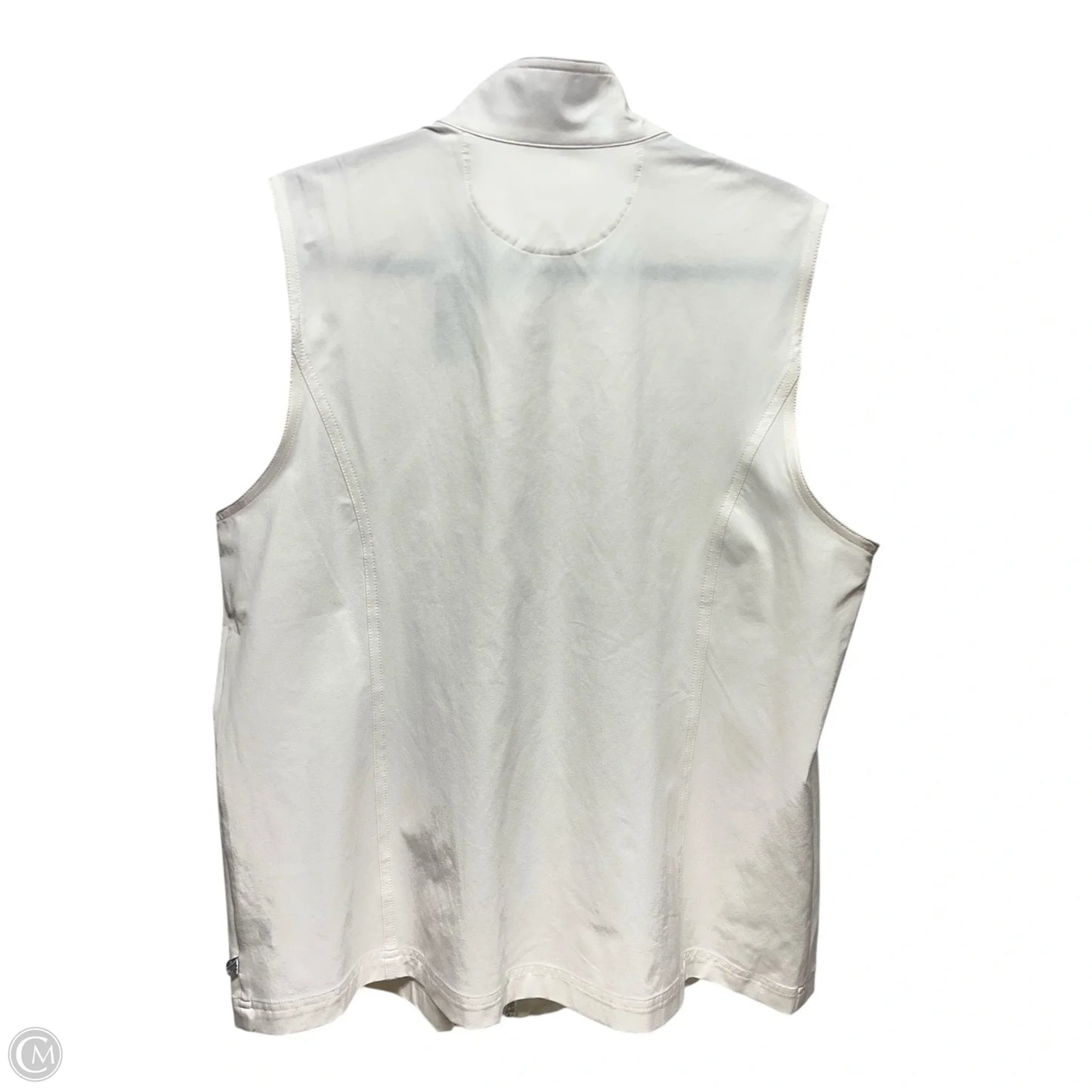 Athletic Jacket By Zenergy By Chicos In White, Size: Xl