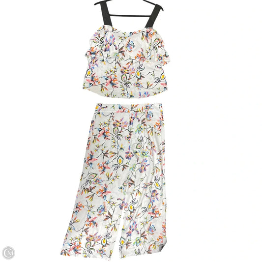 Pants Set 2pc By Bar Iii In Floral Print, Size: 8