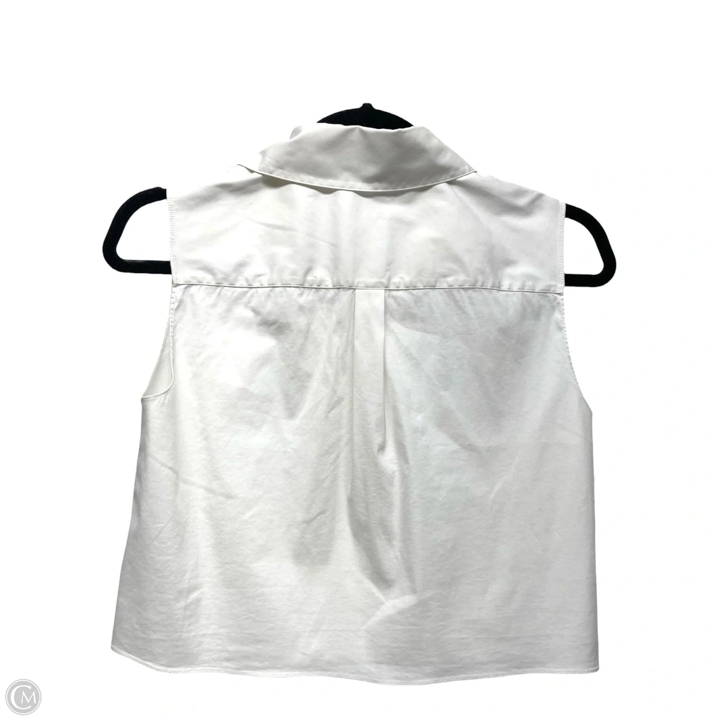 Top Sleeveless By Theory In White, Size: S