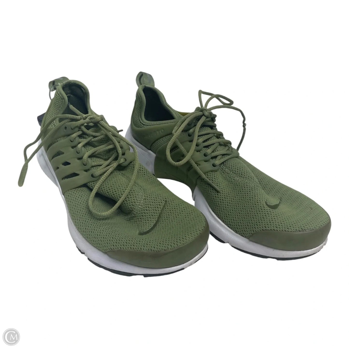 Shoes Athletic By Nike In Green & White, Size: 10