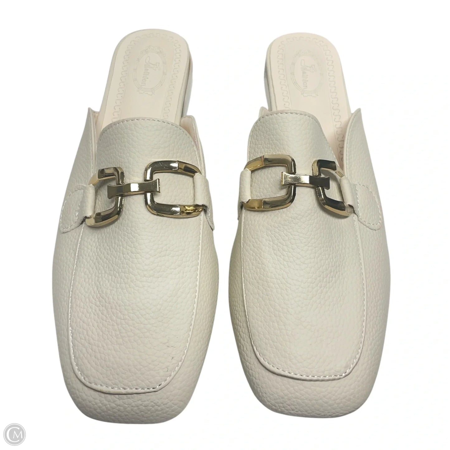 Shoes Flats By Clothes Mentor In White, Size: 9.5