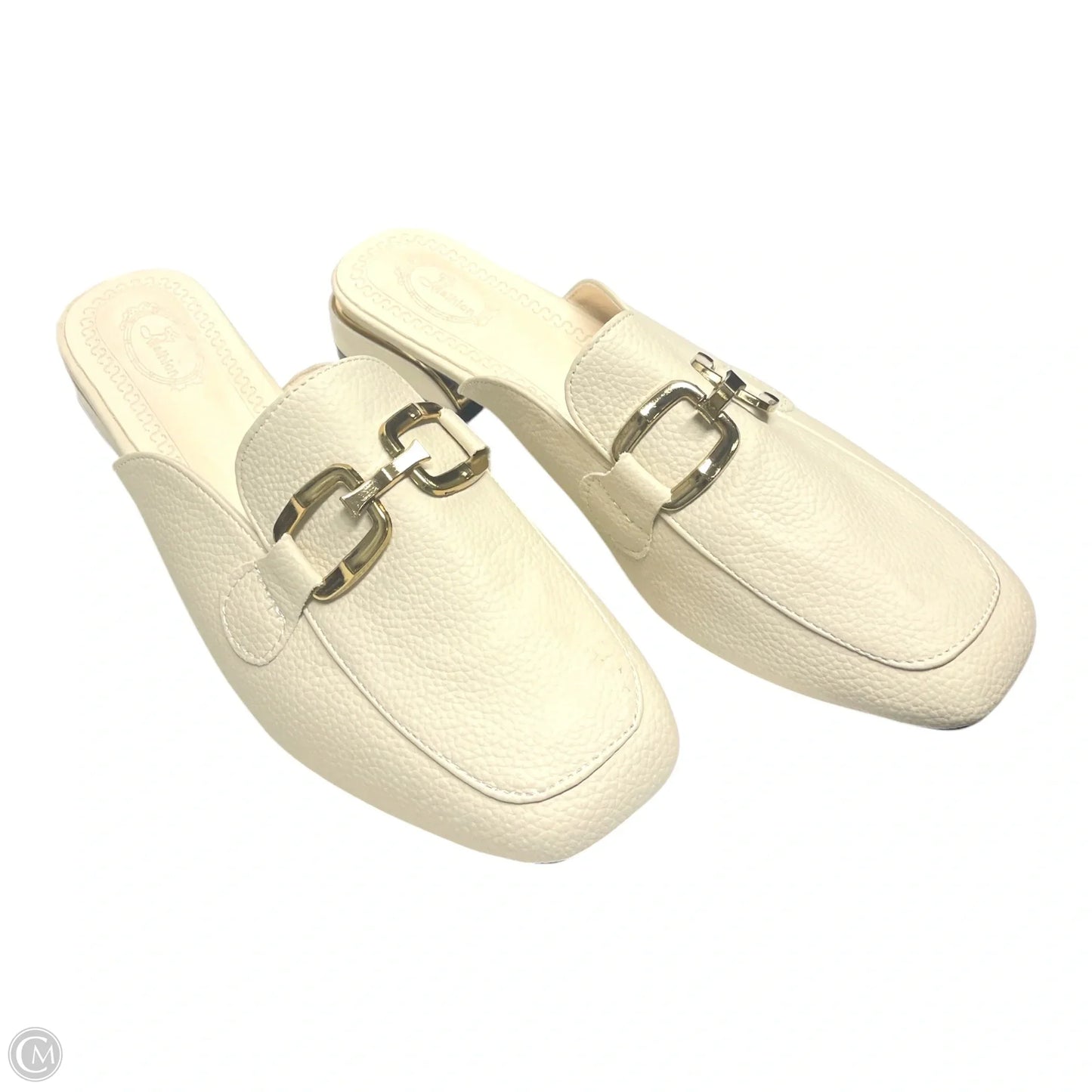 Shoes Flats By Clothes Mentor In White, Size: 9.5