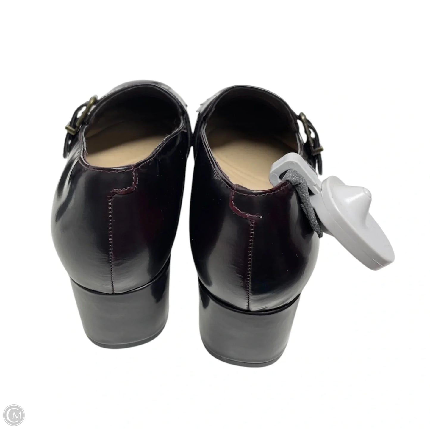 Shoes Heels Block By Clarks In Brown, Size: 8